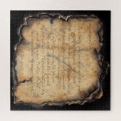 Ewige Liebe: Vintag Inspiriert Romantischer Brief Puzzle (Horizontal)