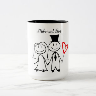 Ewige Liebe Zweifarbige Tasse