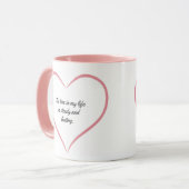 Ewige Liebestasse Tasse (Vorderseite Links)