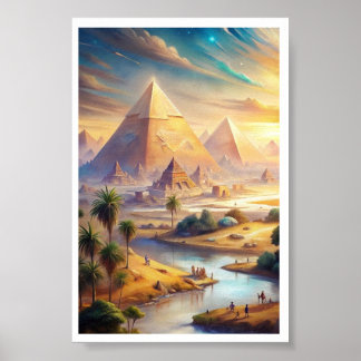 "Ewige Majestät: Leben unter den Pyramiden" Poster
