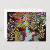 Ewige Metamorphose Postkarte (Vorne/Hinten)