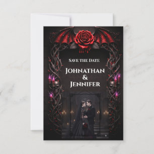 Ewige Nacht Gothic Vampir Hochzeit Dark Romance Save The Date
