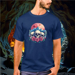 Ewige Nacht - Skulpturen und Rose T - Shirt