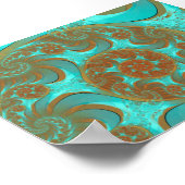 Ewige Niedliche Abstrakte Kunst Poster (Ecke)