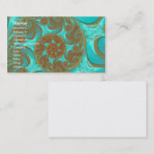 Ewige Niedliche Abstrakte Kunst Visitenkarte (Vorne/Hinten)