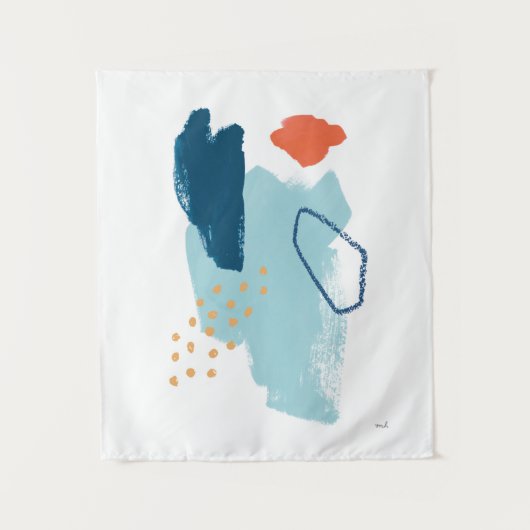 Ewige Optimistin Wandteppich (Vorderseite)