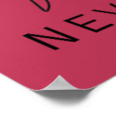 Ewige Reflexion: Schmetterling und Kunst der weibl Poster (Ecke)