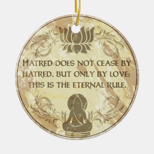 Ewige Regel Buddhas Keramikornament (Vorne)