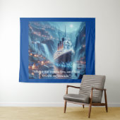 Ewige Reise der Liebe" Wandteppich (Beispiel (Horizontal))