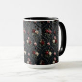 Ewige Rosen Eleganz Tasse (VorderseiteRechts)