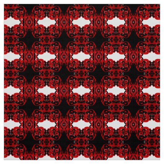 Ewige rote abstrakte Acryl-Pour-Kunst Stoff (Muster)
