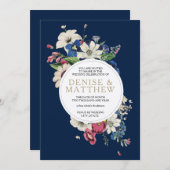 Ewige Sammlung in Polar Night Blue Einladung (Vorne/Hinten)