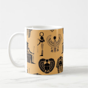 Ewige Sande: Ägyptische Antique Eleganz für die Ze Kaffeetasse