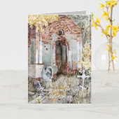 Ewige Schweigekarte Karte (Gelbe Blume)