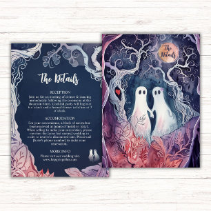 Ewige Seeleute Hochzeitdetails Begleitkarte