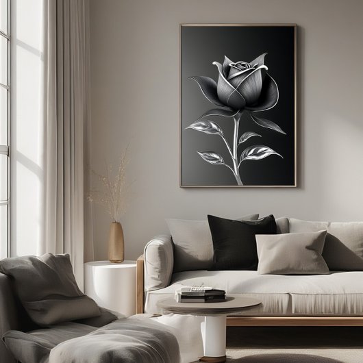 Ewige Silberrose Poster
