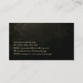 Ewige Transformation - Bonsai Butterfly Spirit Visitenkarte (Rückseite)