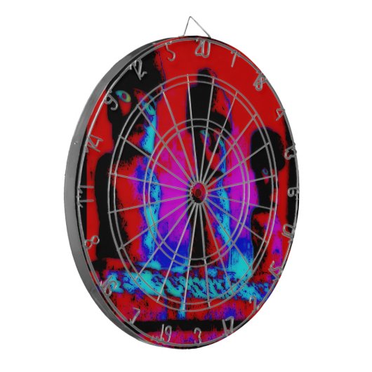 Ewige Träume von RapaNui Dartscheibe (Vorderseite Links)