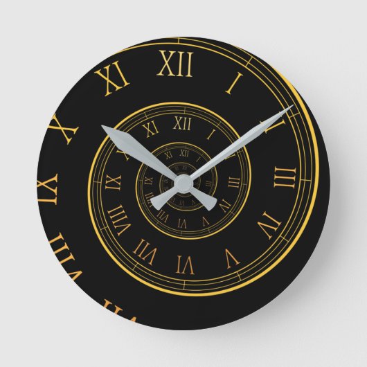 Ewige Uhr, spiralförmige römische Uhr (Vorderseite)