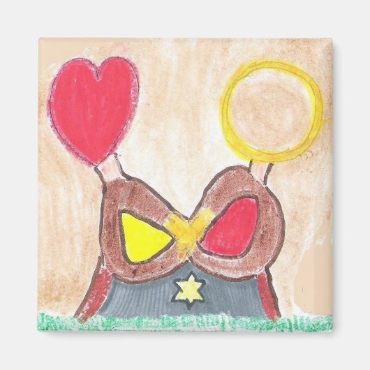 Ewige unendliche Liebeseinigkeit Magnet (Vorne)