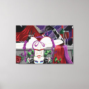 Ewige Verführung gesteppte Canvas-Prints Leinwanddruck