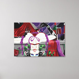 Ewige Verführung gesteppte Canvas-Prints Leinwanddruck