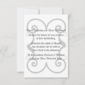 Ewige Verpflegung/Hochzeitssuite Einladung (Rückseite)