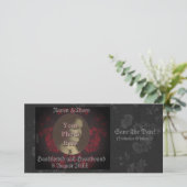 Ewige Verpflegung/Hochzeitssuite Save The Date (Stehend Vorderseite)