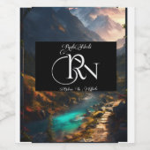 Ewige Weinberge Weinetikett (Einzelnes Label)