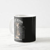 Ewige Zeuge - Brutalist Streetwear Design Kaffeetasse (Vorderseite Links)