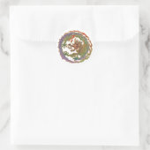 Ewiger Drachenkreis Runder Aufkleber (Tasche)