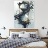 Ewiger Fluss Leinwanddruck (Insitu (Schlafzimmer))