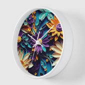 Ewiger Garten: Elegantes, gepflegtes Papier, blühe Uhr (Winkel)