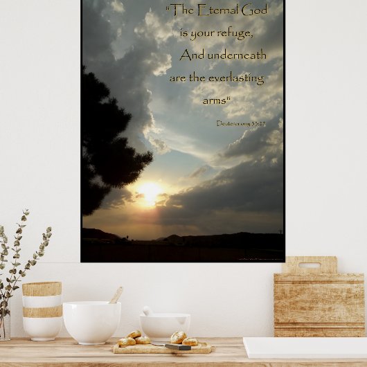 Ewiger Gott Poster (Küche)