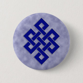 Ewiger Knoten auf Wolken-Knopf Button
