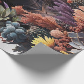 Ewiger Krieger, amerikanischer Totem-Schädel Geschenkpapier (Ecke)