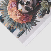 Ewiger Krieger, Indianerskulptur Seidenpapier (Ausschnitt)