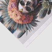 Ewiger Krieger, Indianerskulptur Seidenpapier (Ausschnitt)