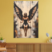 Ewiger Nachtengel Leinwanddruck (Insitu (Wohnzimmer))