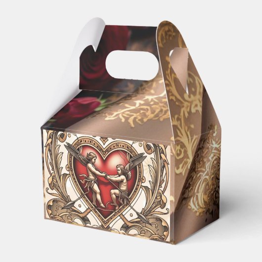 "Ewiger Schuss der Liebe" Geschenkschachtel (Rückseite)