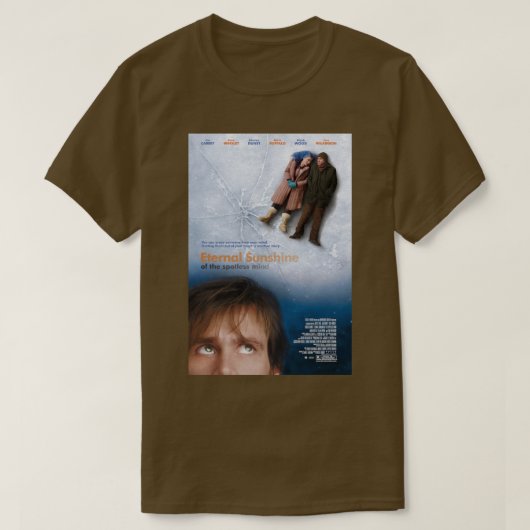 Ewiger Sonnenschein des unberührten Mind Movie Pos T-Shirt (Design vorne)