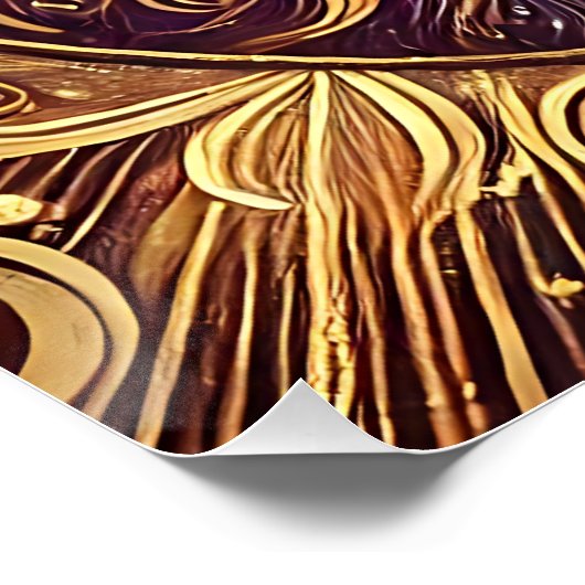 Ewiger Tanz von Sonne und Mond Poster (Ecke)