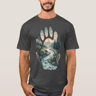 Ewiger Teich: Hand an Paw River Connection T-Shirt