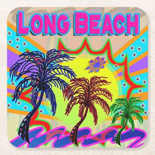 Ewiger Untersetzer Long Beach (Vorderseite)