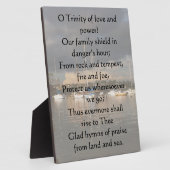 Ewiger Vater stark Gerettet Fotoplatte (Seite)