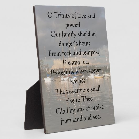 Ewiger Vater stark Gerettet Fotoplatte (Seite)