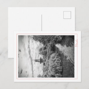 Ewiger Wächter von Norden – die Windmühle Feiertagspostkarte