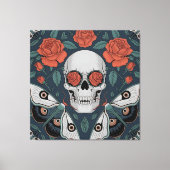 Ewiges Blut: Ein Tanz von Leben und Tod Leinwanddruck (Vorderseite)