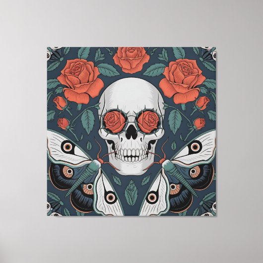 Ewiges Blut: Ein Tanz von Leben und Tod Leinwanddruck (Vorderseite)