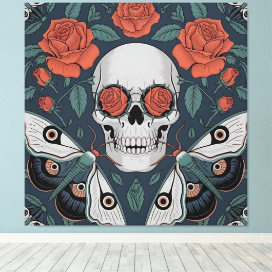 Ewiges Blut: Ein Tanz von Leben und Tod Leinwanddruck (Insitu (Holzboden))